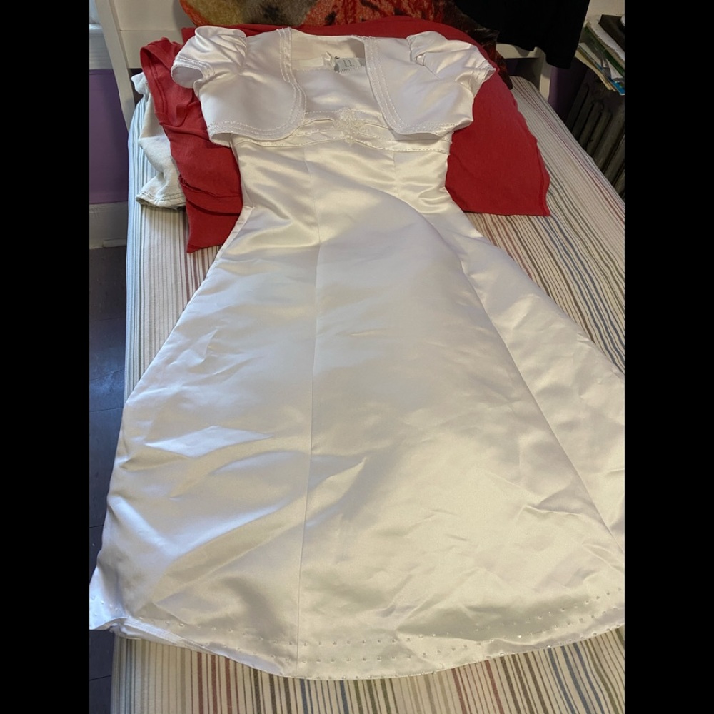 White beautiful dress